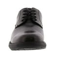 thumbnail image 4 of Nunn Bush Mens Marvin Street Leather Lace Up Casual Oxfords, Black, Size 13.0, 4 of 4