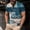 Multicolor a5, variant on Men's Short Sleeve T-Shirts, Color Block Patching Crew Neck Summer Lightweight Daily leisure Tops for Men Multicolor Size L