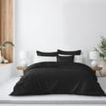 thumbnail image 2 of Eclipse Linen Black Comforter Set Twin, 2 of 8
