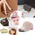 thumbnail image 4 of HEANUJJ 8Pcs Faux Sheet Glitter Dotted Pattern for DIY Assorted Color PVC Craft Making, 4 of 4