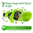 thumbnail image 3 of Aeitto Masticating Juicer Machine, Cold Press, Wide 3.3-in Auger, High Juice Yield, Easy Clean, 900ml Cup, Reverse, 3 of 8