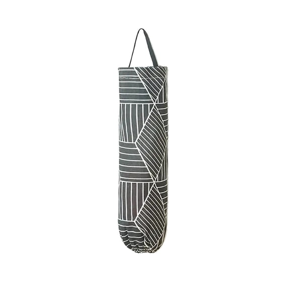 WWG Wall Mount Pouch for Kitchen Storage, Space Saving Bag Organizer, Top Loading Bottom Dispensing, Elastic Opening for Firm Hold, Sturdy Polyester Build, Storage Bag for Home Organization