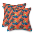 thumbnail image 2 of Duck Covers® Water-Resistant Accent Pillows, 18 x 18 Inch, 2 Pack, Pool Party Flamingo, 2 of 6