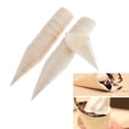 thumbnail image 2 of Wooden Ice Cups - 100 Count Disposable Dessert Bowls for Cold Food, Party Supplies Treat Cups for Sundae, Yogurt, Soup 6x8cm, 2 of 8