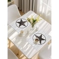 thumbnail image 5 of Texas Star Western Placemats Set of 4, Brown Farm Country Gray Wooden Board Placemats for Dining Table, Place Mats for Kitchen Tabletop, Waterproof Wipeable Dining Table Mats Set, 5 of 9