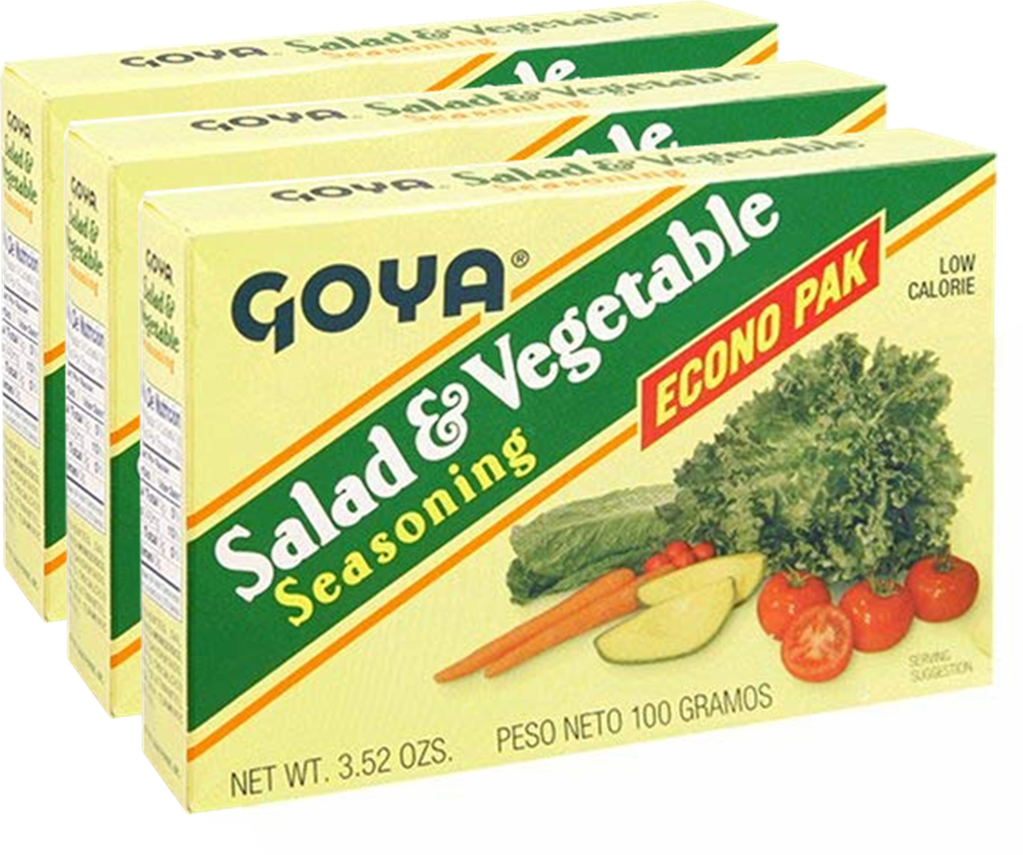 Goya Salad & Vegetable Seasoning, 3.52 Oz (Pack of 3)