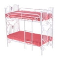 thumbnail image 1 of Mini Modèle de Mobilier de Lit Superposé en Métal avec Matelas à Carreaux, 1 of 8