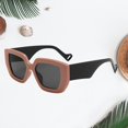 thumbnail image 4 of Gafas de sol para mujer Gafas De Sol De Gran Tamaño Lentes Con Protección UV Lentes De Sol Elegantes Café Café Magideal Gafas de sol para mujer, 4 of 6