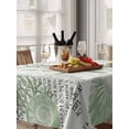 thumbnail image 6 of Sage Green Coastal Table Cloth, Coral Starfish Nautical Compass Waterproof Tablecloth for Rectangle Tables, Reusable Washable Fabric Table Cover for Restaurant Kitchen Dining Tables 52"x70", 6 of 6