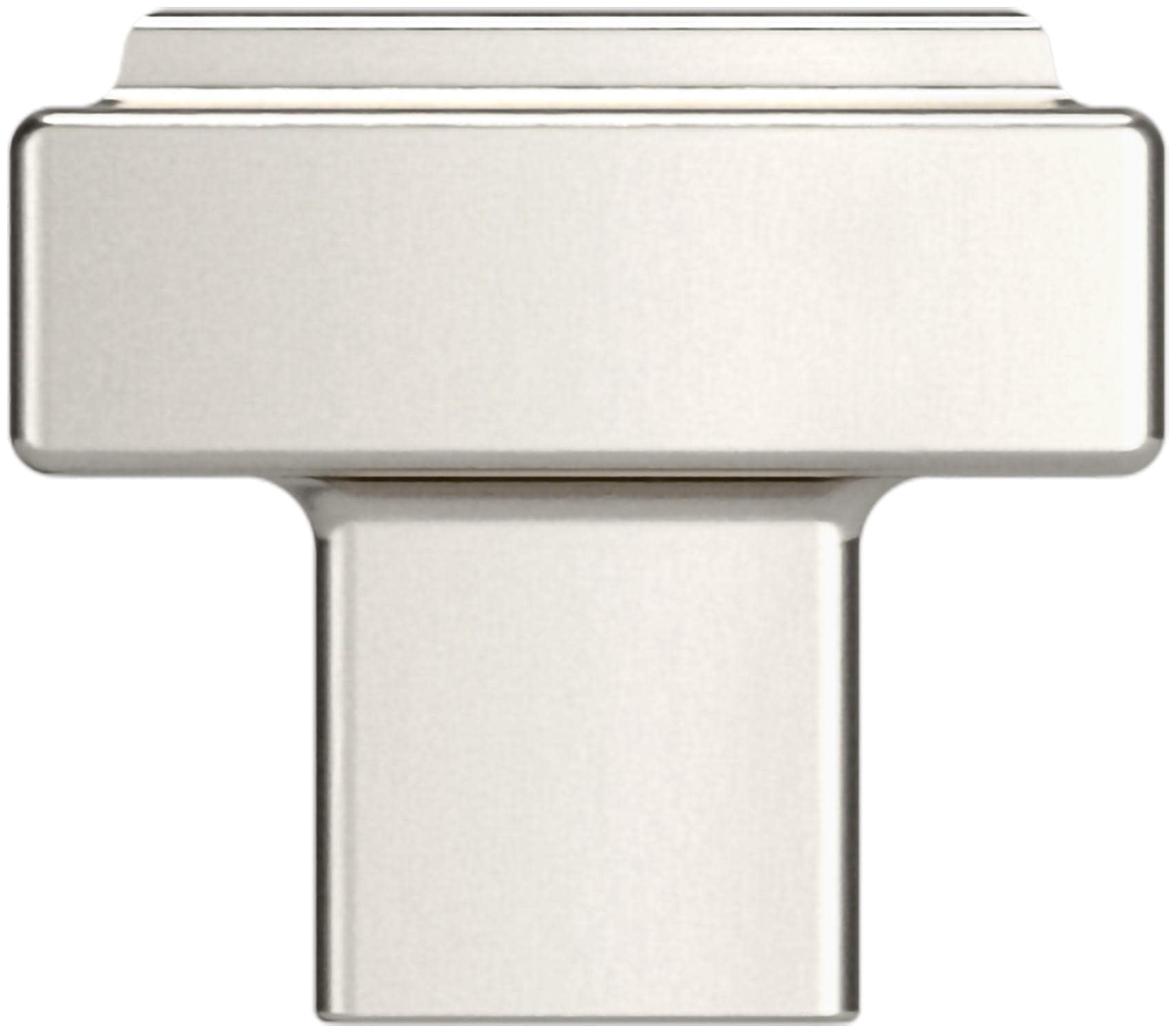 Baldwin 4425260BIN Raised 1-1/2" Rectangular Cabinet Knob From The Estate Collection -