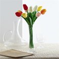 thumbnail image 4 of Fake Flowers Promotion Sale! Nomeni 10Pc Pu Simulation Flower Flower Party Home Decoration Flower Floral Bouquet Assorted, Home Decor Clearance Sale Rose Gold, 4 of 9