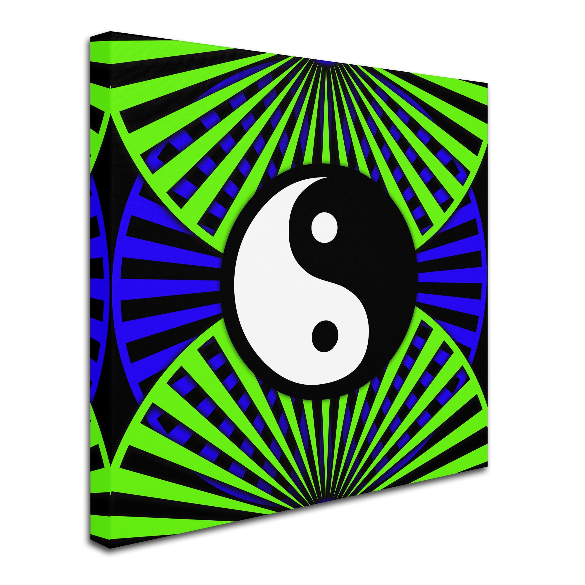 LightBoxJournal 'Black Light Pattern 3' Canvas Art