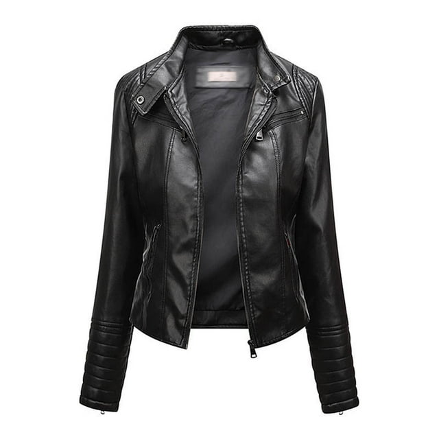 Hvobtty Cardigan Décontracté à Manches Longues pour Femmes, Veste Courte à Fermeture Éclair Unie Décontractée Sans Capuche