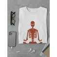 thumbnail image 3 of Skeleton Yoga Meditation T-Shirt Men -Image by Shutterstock, Male 3X-Large, 3 of 4