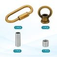 thumbnail image 3 of 1 Pack M10 Kit d'Écrou de Levage, Vis Anneau, 88 lbs Bronze Doré, 3 of 7