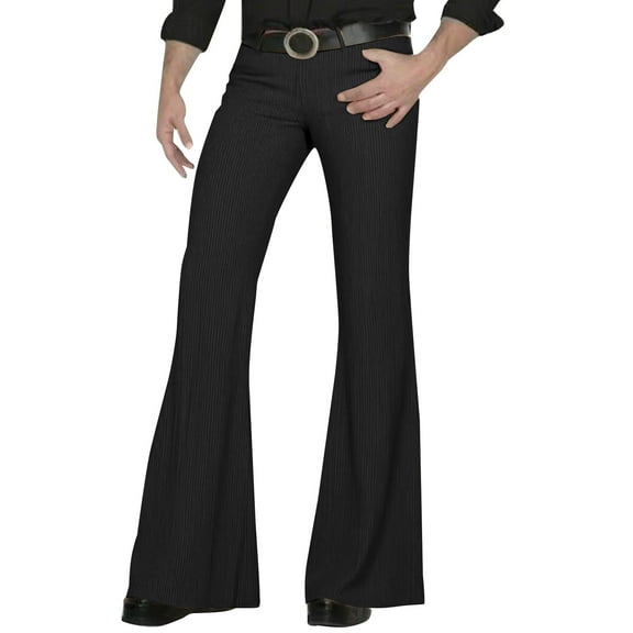 TMOYZQ Men's Flare Pants Corduroy Trousers 70s Stretch Flare Pants Classic Comfort 60s Outfits
