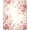 Rose, Pattern 1, variant on Flatwoven High Traffic Area Rug, Romantic Pink Floral Design, Non Slip, Stain Resistant, Washable Area Rugs for Living Room, Bedroom(Rose, 8X10)