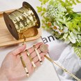 thumbnail image 3 of 2 Rolls 200 Yards Gold Sequin Trim Sequins Beaded Strip Trimmig Ribbon Flat Spangle Metallic Glitter Paillette String Bulk Roll for Sewing Making Clothes Dresses Costume Craft Diy Home Decor, 3 of 7