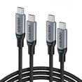thumbnail image 1 of Cable de Datos 2 x Choetech Reforzado USB-C a USB-C 1.8m 100W Universal 2 Piezas, 1 of 8