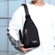 thumbnail image 1 of Bolso Bandolera Bordado de Moda, Mochila Impermeable de Gran Capacidad con Orificio para Datos, 1 of 6