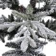 thumbnail image 3 of Haute Decor 5 Ft Pre-Lit Flocked Fir Potted Christmas Tree, 3 of 6
