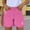 *Hot Pink, variant on ClodeEU Women's Distressed Button Denim Shorts with Pockets ,Trendy Casual Jean Shorts Orange,Womens Plus XXL