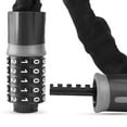 thumbnail image 4 of Bike Lock with 5- Resettable Password Heavy Duty Alloy and Nylon Chain Lock for Cyclists, 4 of 6