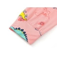 thumbnail image 6 of Beezizac Snug-Fitting Unisex Pajamas for Boys & Girls – Soft Modal Fiber Toddler/Little Jammies Pink Dino PJs Size 2T, 6 of 7