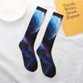 thumbnail image 6 of Bingfone Compression Socks for Women and Men Long Socks for Running Athletic Cycling Nurse-Red And Blue Abstract, 6 of 8