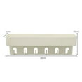 thumbnail image 4 of Bathroom Hanging Shower Caddies No Drilling Rack With Hooks for Soap Shampoo Scrubbers Body Wash, 4 of 4