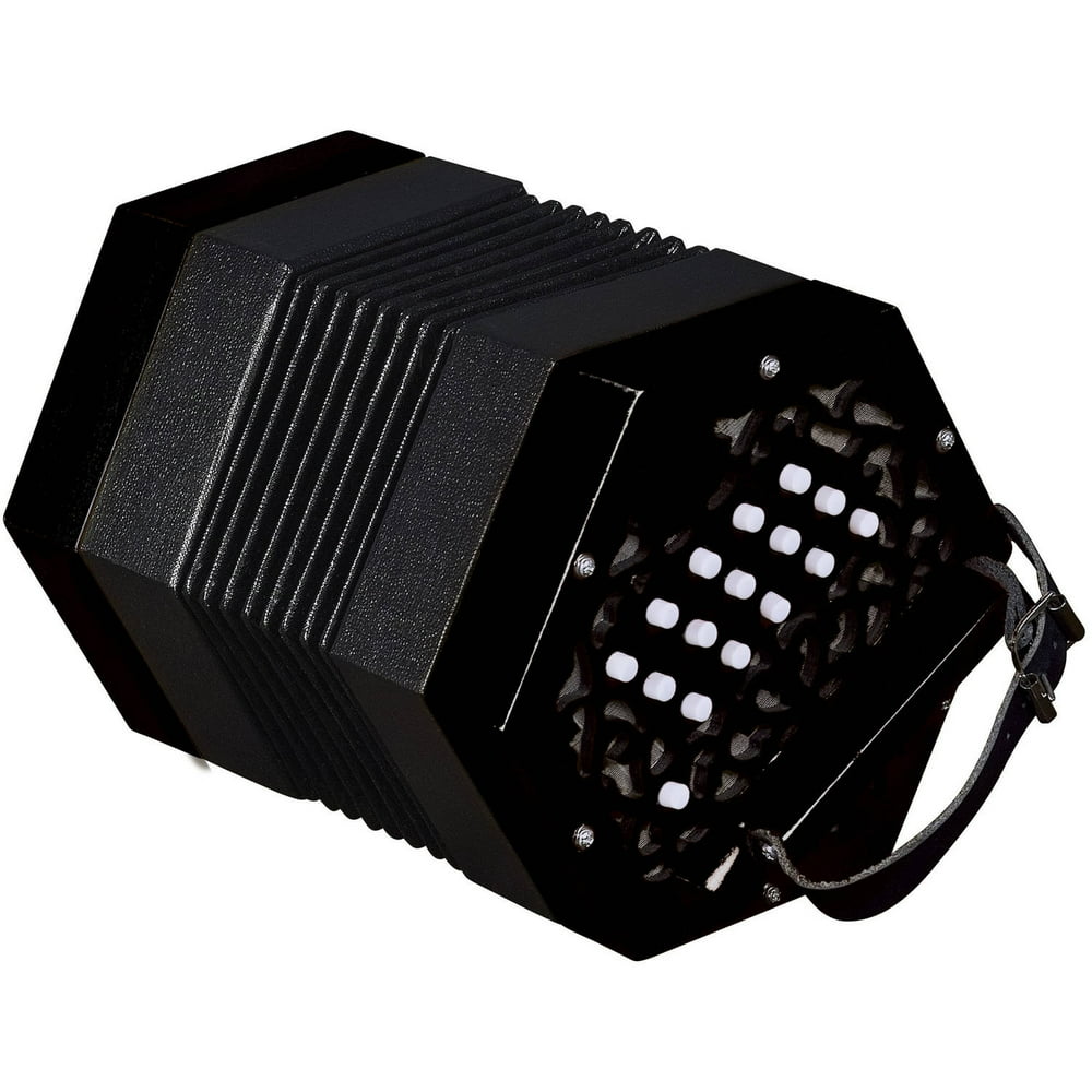 Trinity College AP1130 AngloStyle Concertina 30Button, Black