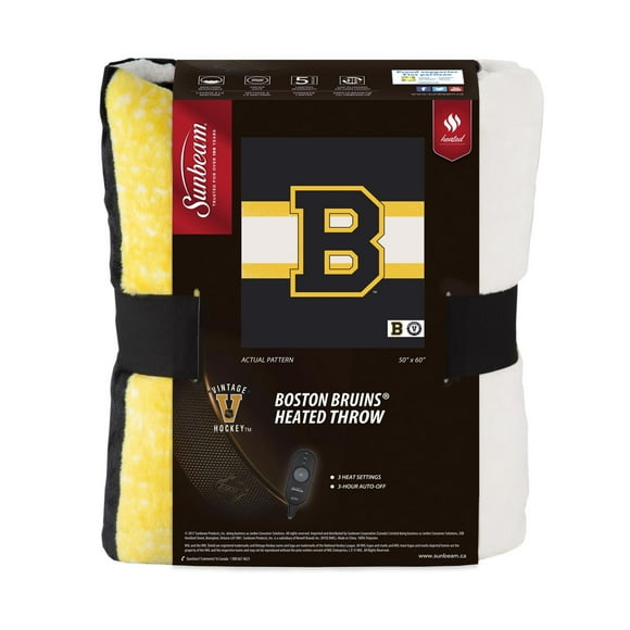 Sunbeam® Boston Bruins® Heated Throw