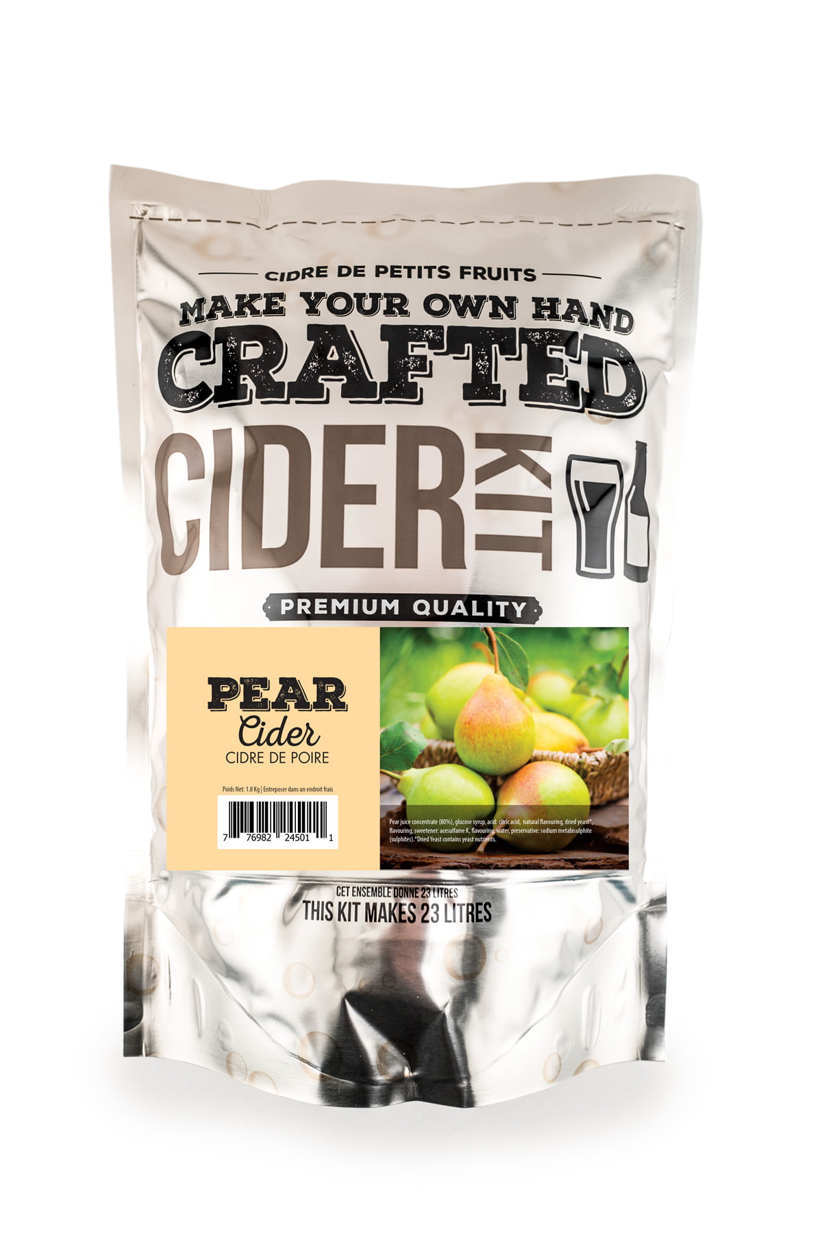 ABC Crafted Series Cider Making Kit Yields 6 Gallons of Hard Cider| Hard Cider Making Ingredients for Home Brewing Apple 