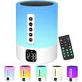 thumbnail image 1 of Despertador Altavoz Bluetooth Lámpara de cabecera con máquina de ruido blanco, Ruido blanco multifuncional Altavoz Bluetooth para bebé Luz nocturna Despertador luminoso Regalo de Navidad, Adolescente, Niña, Niño, Adulto JM, 1 of 5