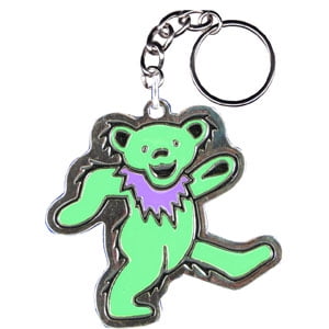 Key Chain - Grateful Dead - Purple & Green Bear New Gifts Toys