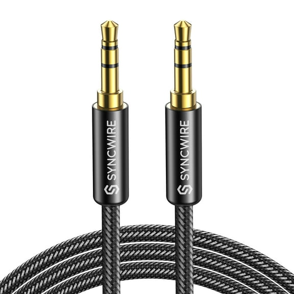 Syncwire Nylon Braided Aux 3.3' 3.5mm to 3.5mm Cable