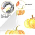 thumbnail image 2 of SKYSONIC Thanksgiving Dish Drying Mat for Kitchen Counter, Autumn Pumpkin Maple Leaves Ultra Absorbent Reversible Microfiber Dishes Drying Rack Pad Heat-resistant Mats 16x18in, 2 of 7