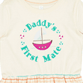 thumbnail image 4 of Inktastic Daddys First Mate (girl) Girls Toddler Dress, 4 of 5