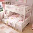thumbnail image 3 of White Bunk Children Beds Simplicity Combination Storage Blue Children Beds Suitable Household Bedroom Kinderbett Home Furniture My Lux Decor Round, 3 of 12