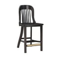 thumbnail image 6 of Linon Conway 24" High Back Counter Stools, Set of 2, Dark Brown, 6 of 11