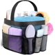 thumbnail image 1 of Organizador de ducha portátil de malla para dormitorio universitario con 8 bolsillos, cesta colgante, bolsa de ducha de secado rápido para baño., 1 of 5
