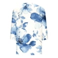 thumbnail image 5 of Giftesty Three Quarter Sleeve Tops for Women V Neck Printed T Shirts Casual Blouse&Shirt, 5 of 5