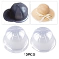 thumbnail image 1 of 10 Uds gorra de béisbol Shaper Hat soportes de soporte tapas de mesa soportes de exhibición para el hogar tienda de deportes mantenimiento Rail Transi, 1 of 8