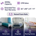 thumbnail image 6 of Proheal Low Air Loss Alternating Pressure Air Mattress with Pump & Guardrails - Stages I-IV Bed Size :36” x 80  Bed Thickness: 8", 6 of 6