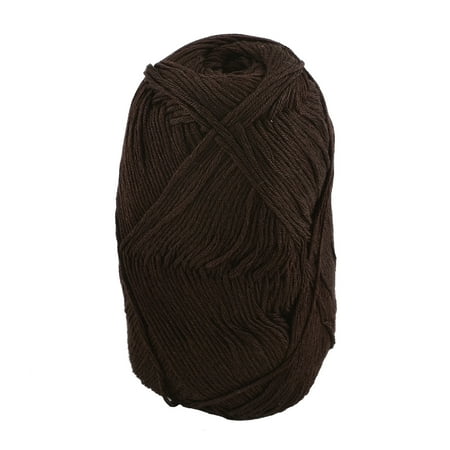 Cotton Clothing Hand Knit Sweaters - Cotton Hand Knitting Clothes Hat Sweater Crocheting Crochet Thread 50 Gram Brown