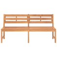 thumbnail image 6 of vidaXL Outdoor Patio Bench Garden Park Bench with Backrest Solid Wood Teak, 6 of 33