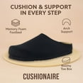 thumbnail image 3 of Cushionaire Women's Sils Knit Cork Footbed Clog - Soft Stretch Knit, Genuine Suede Insole Slip-On Clogs for Women with +Comfort, 3 of 10