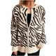 thumbnail image 2 of Ailaofu Women's Zip Up Hooded Cardigan Sweater Knitted Drop Shoulder Fall Hoodies Outerwear, 2 of 5
