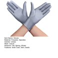 thumbnail image 7 of Mdesiwst 1 Pair Unsiex Winter Gloves Five Fingers Solid Color Elastic Anti-slip Sun Protection Breathable Soft Stage Performance Auction Ritual Girl Gloves Fall Spring Gloves, 7 of 7
