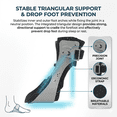 thumbnail image 4 of Adjustable Foot Drop Orthosis Support Brace with Air Cushion, Lightweight Stabilizing Wrap for Foot Drop and Walking Stability, Fits Inside Shoes, 4 of 7